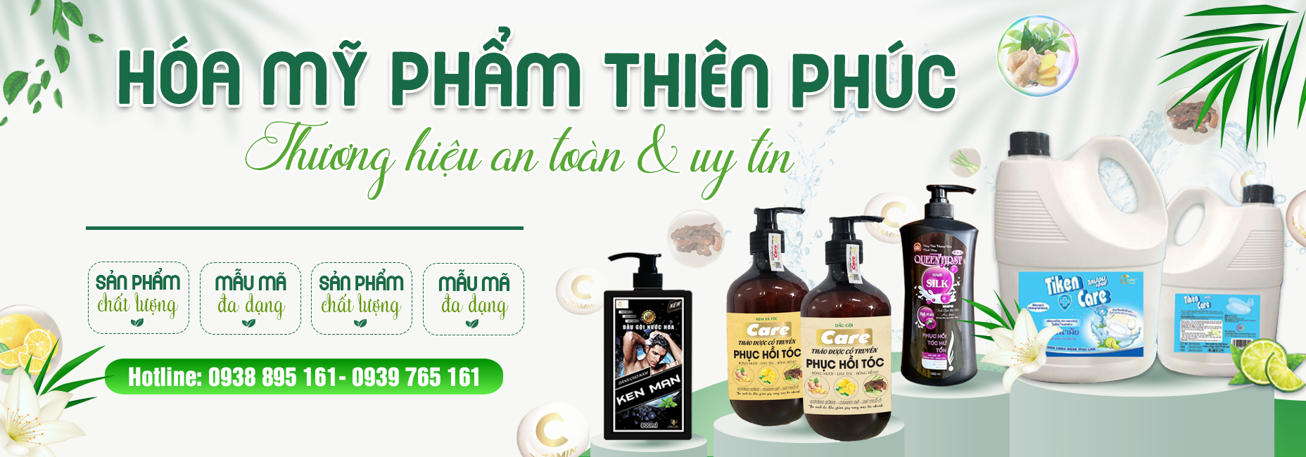 CÔNG TY TNHH SẢN XUẤT - XUẤT NHẬP KHẨU HÓA MỸ PHẨM THIÊN PHÚC
